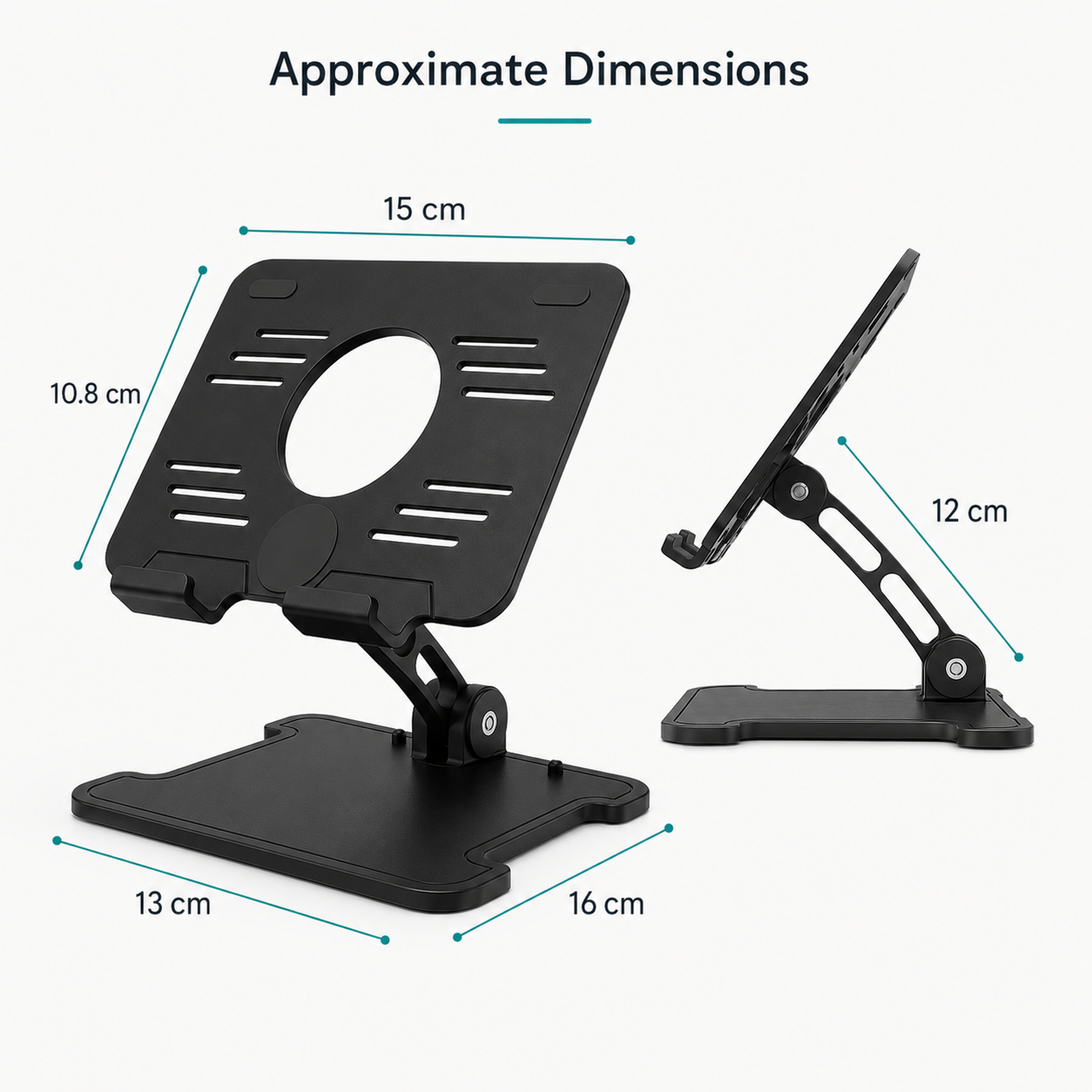Foldable Adjustable Tablet & Phone Desktop Stand - Image 3